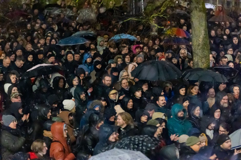 „Dešimt tylos minučių“ organizatoriai ketina rengti naują mitingą: neišgirdot pirmosios žinutės