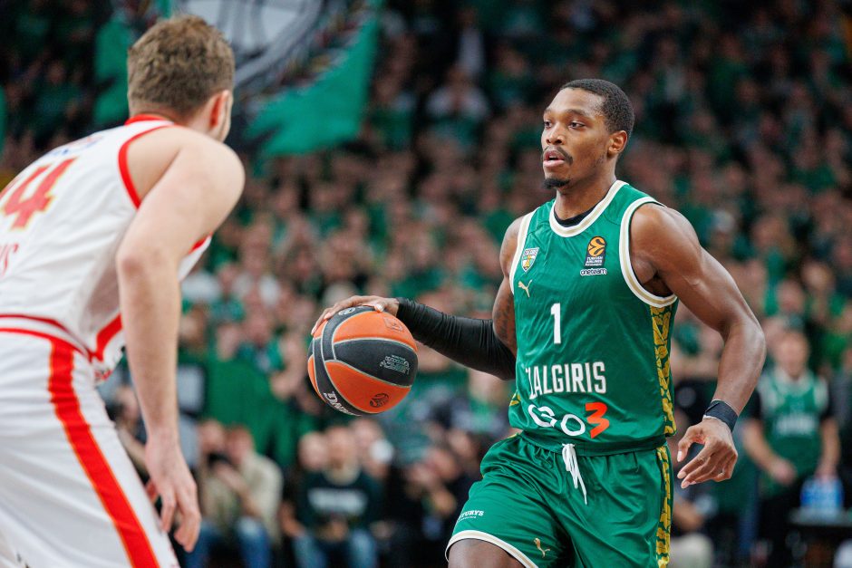 Eurolyga: Kauno „Žalgiris“ – Pirėjo „Olympiacos“ 85:92