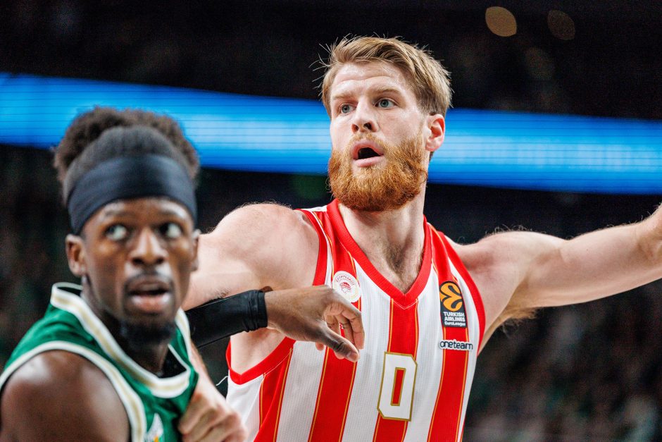 Eurolyga: Kauno „Žalgiris“ – Pirėjo „Olympiacos“ 85:92