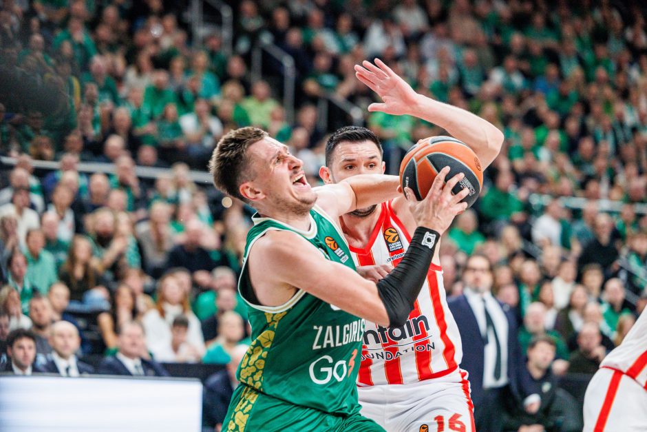 Eurolyga: Kauno „Žalgiris“ – Pirėjo „Olympiacos“ 85:92