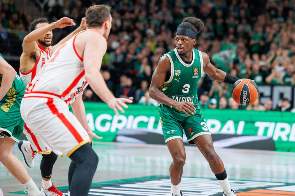 Eurolyga: Kauno „Žalgiris“ – Pirėjo „Olympiacos“ 85:92