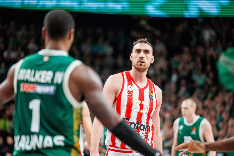 Eurolyga: Kauno „Žalgiris“ – Pirėjo „Olympiacos“ 85:92