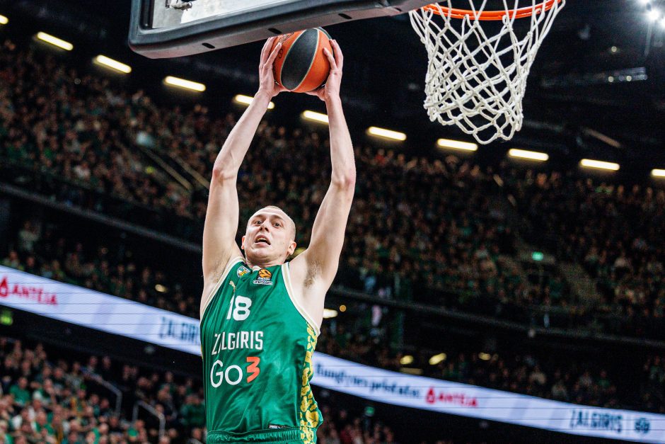 Eurolyga: Kauno „Žalgiris“ – Pirėjo „Olympiacos“ 85:92