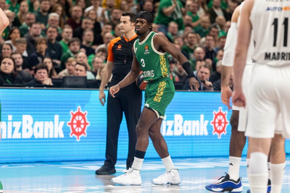 Eurolyga: Kauno „Žalgiris“ – Madrido „Real“ 64:83