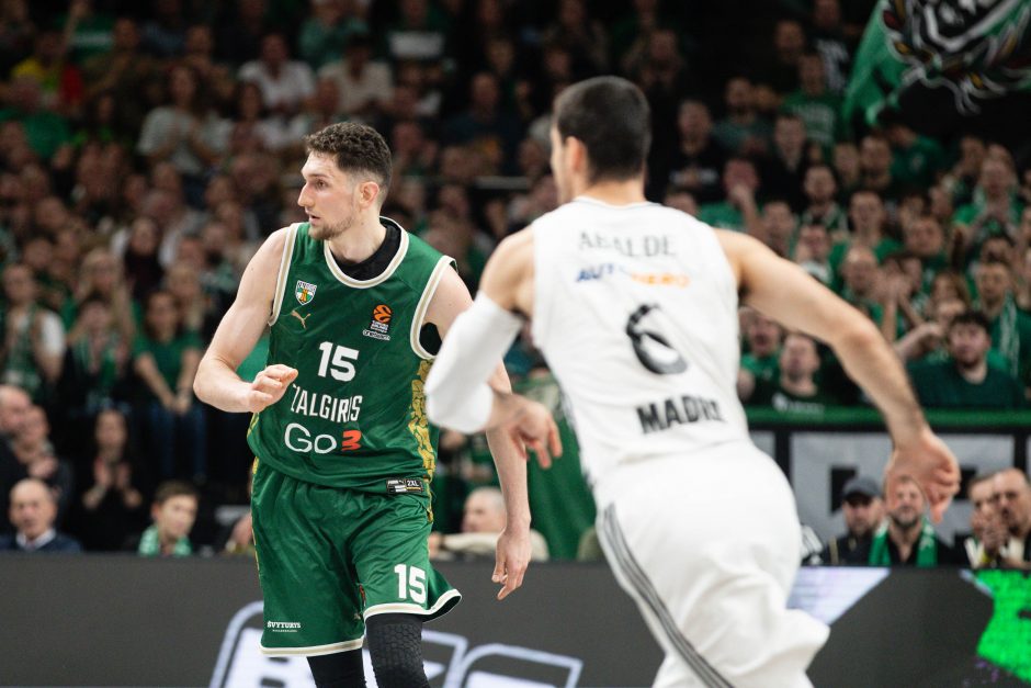 Eurolyga: Kauno „Žalgiris“ – Madrido „Real“ 64:83