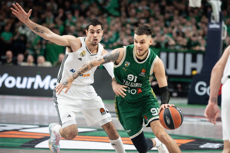 Eurolyga: Kauno „Žalgiris“ – Madrido „Real“ 64:83