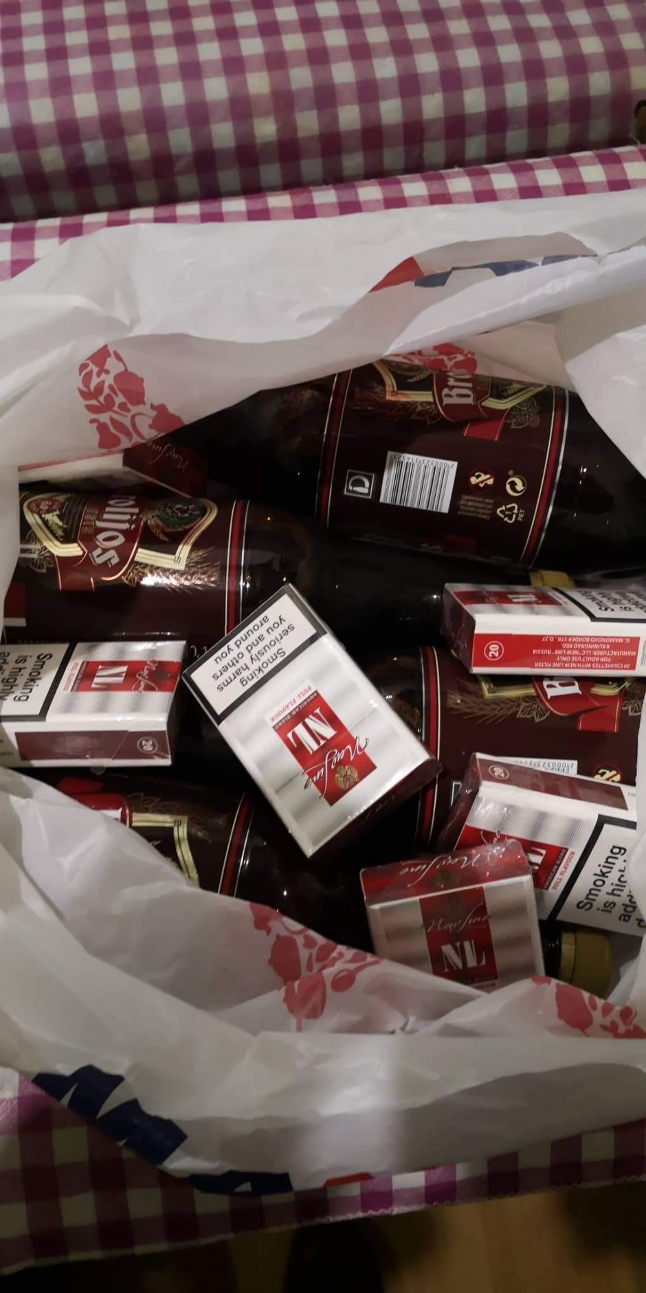 Klaipėdos apskrityje – nelegali prekyba alkoholiu ir cigaretėmis