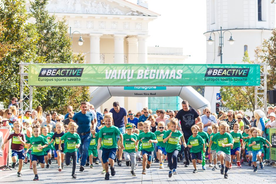 Europos sporto savaitės metu Lietuvoje – daugiau nei 300 fizinio aktyvumo renginių