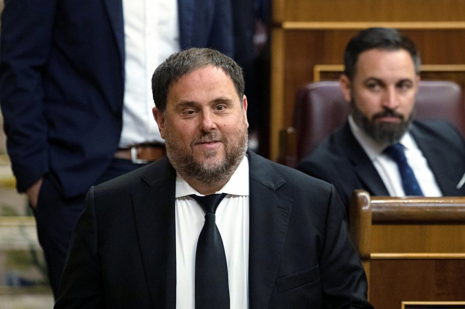 Ispanijos teismas atsisakė pripažinti separatistą O. Junquerasą europarlamentaru