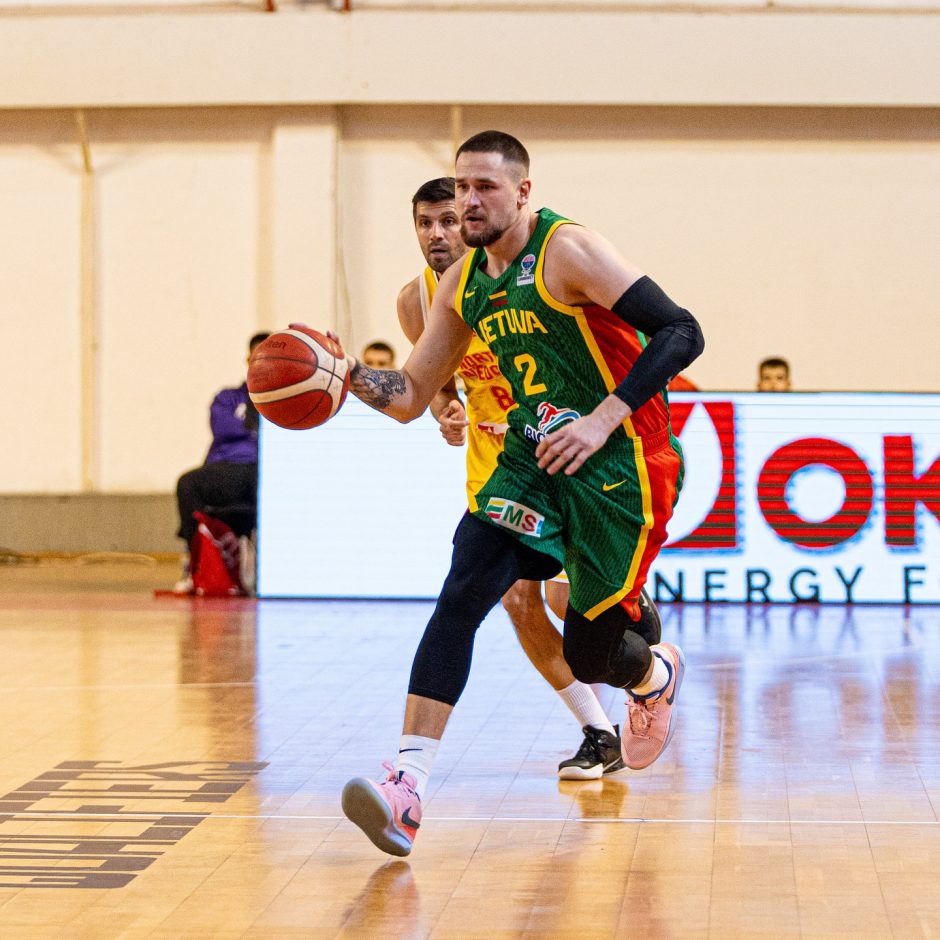 Europos vyrų krepšinio čempionato atranka: Šiaurės Makedonija – Lietuva 67:82