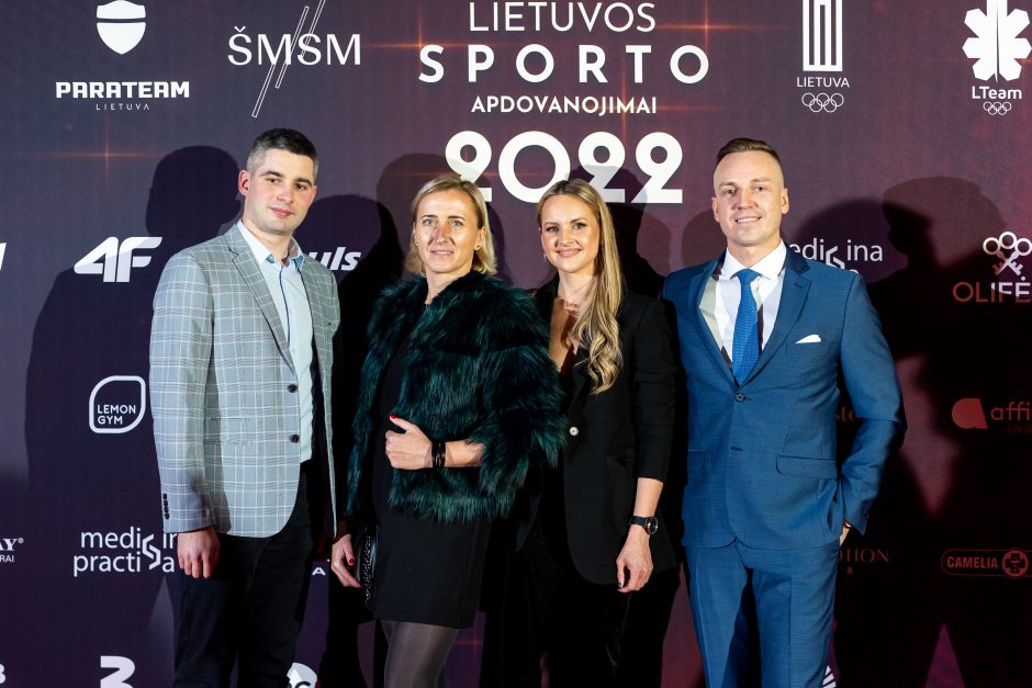 Lietuvos sporto apdovanojimų šventėje pagerbti geriausi 2022-ųjų olimpiečiai ir paralimpiečiai