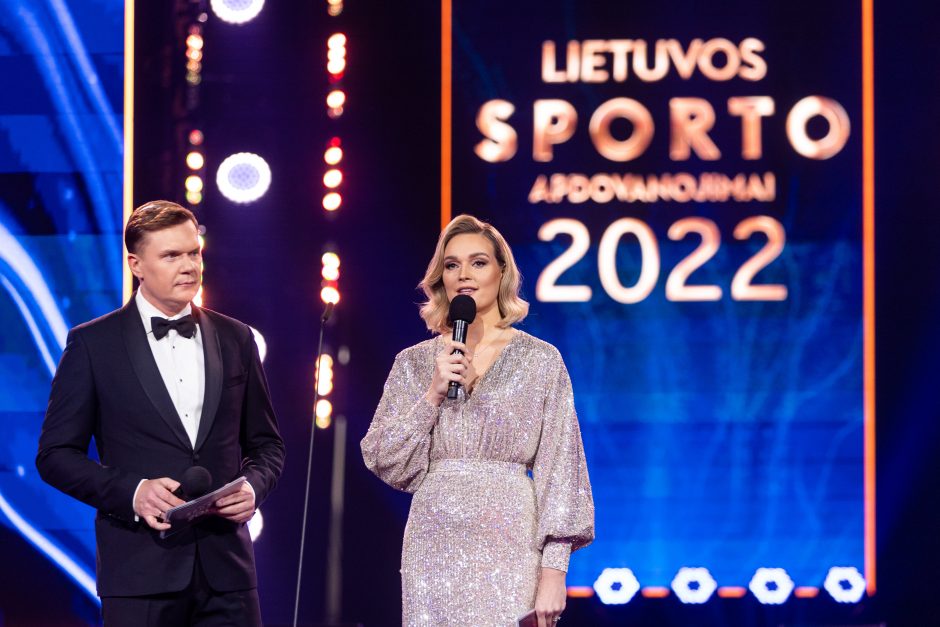 Lietuvos sporto apdovanojimų šventėje pagerbti geriausi 2022-ųjų olimpiečiai ir paralimpiečiai