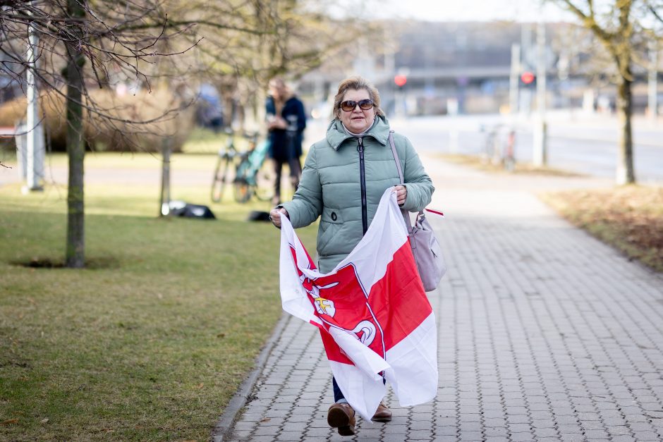 Baltarusijos opozicija Vilniuje minėjo Laisvės dieną 