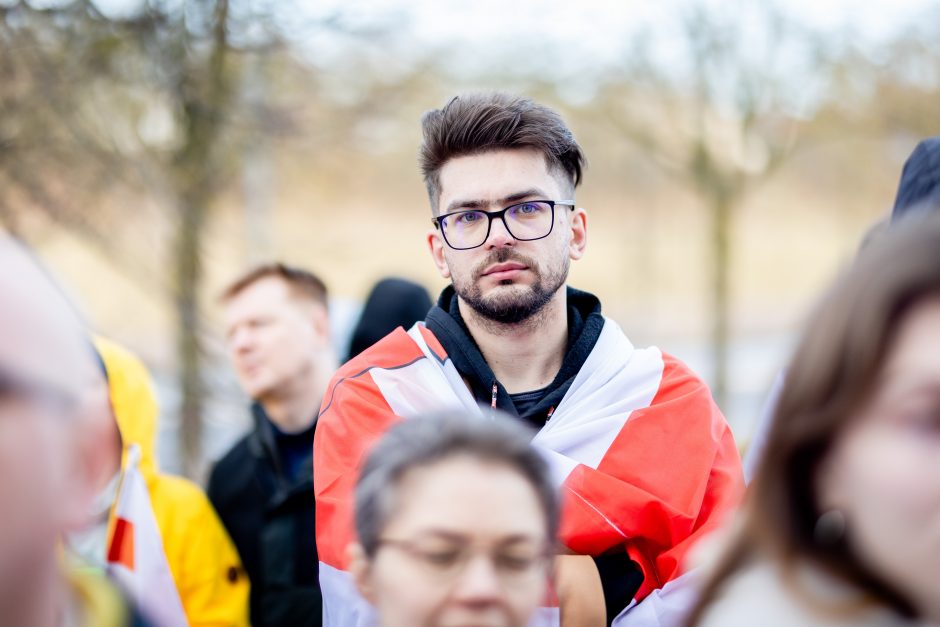 Baltarusijos opozicija Vilniuje minėjo Laisvės dieną 