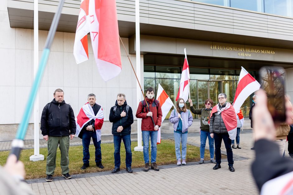 Baltarusijos opozicija Vilniuje minėjo Laisvės dieną 