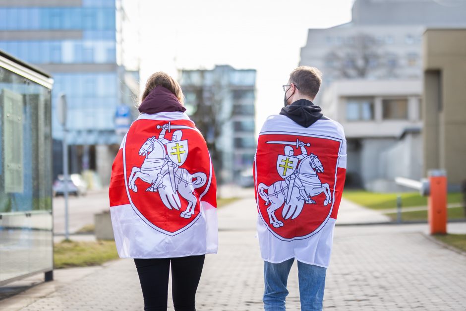 Baltarusijos opozicija Vilniuje minėjo Laisvės dieną 