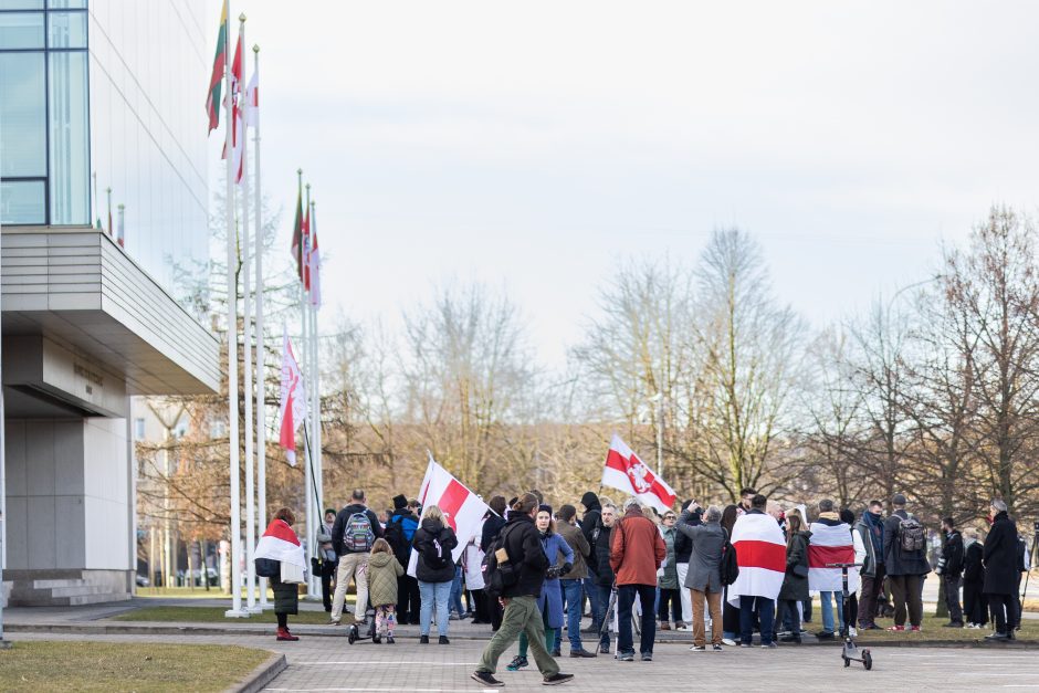 Baltarusijos opozicija Vilniuje minėjo Laisvės dieną 