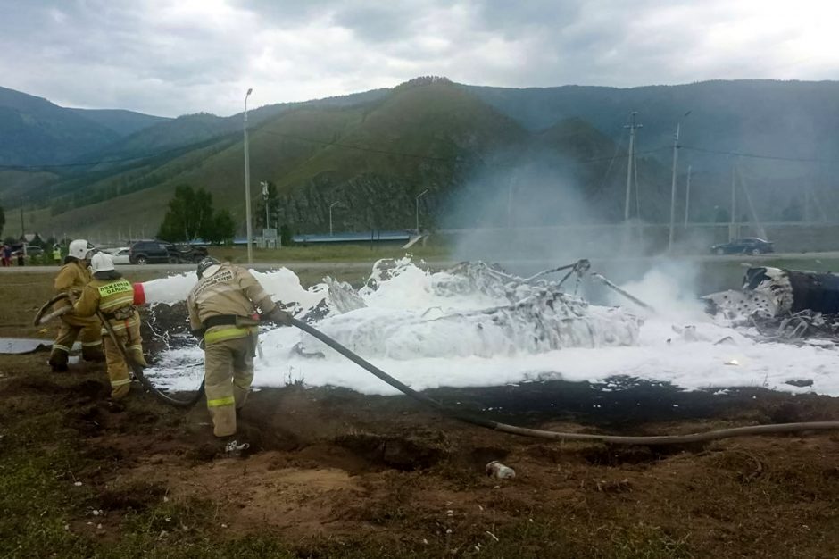 Sibire sudužus sraigtasparniui žuvo keturi žmonės 