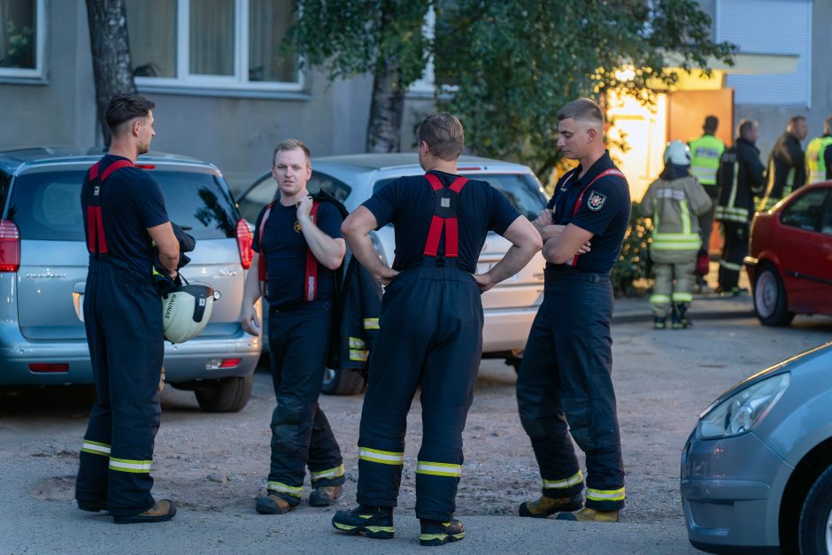 Dėl prisvilusio puodo į V. Krėvės prospektą atskubėjo ugniagesių, policijos, medikų ekipažai