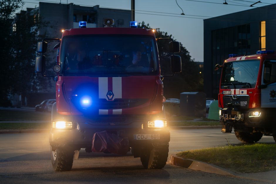 Dėl prisvilusio puodo į V. Krėvės prospektą atskubėjo ugniagesių, policijos, medikų ekipažai