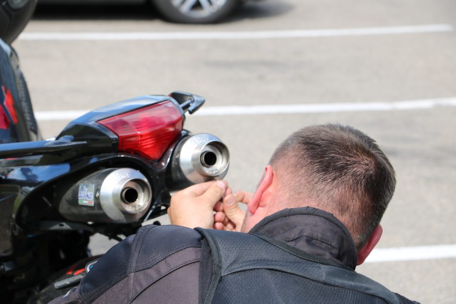 Kauno policija kvietė pasitikrinti transporto priemonės triukšmo lygį