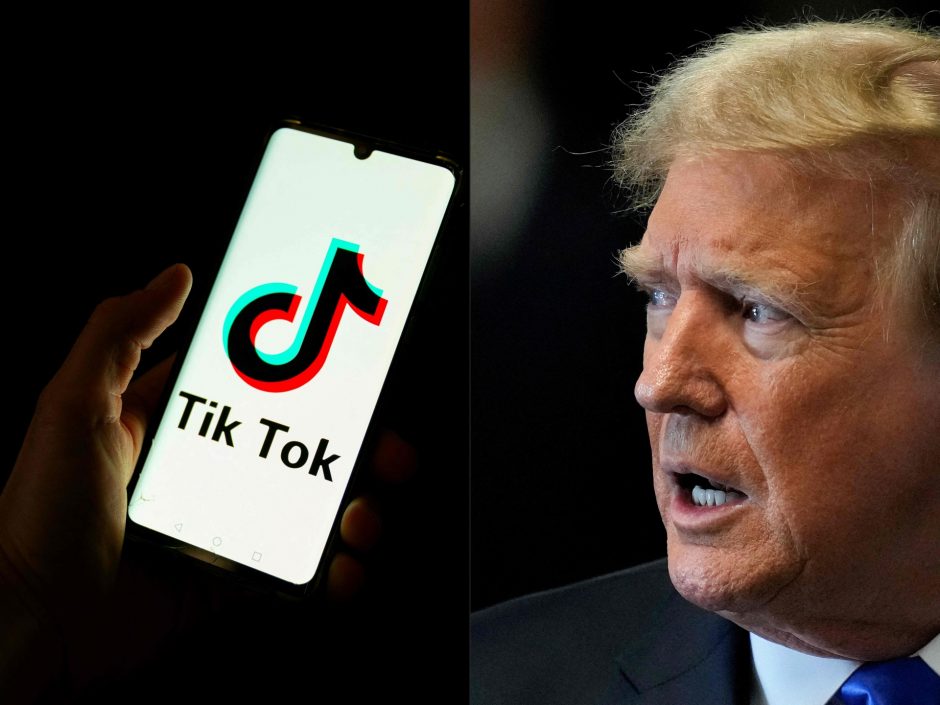 Trumpas prašo Aukščiausiojo Teismo atidėti gresiantį „TikTok“ draudimą JAV 