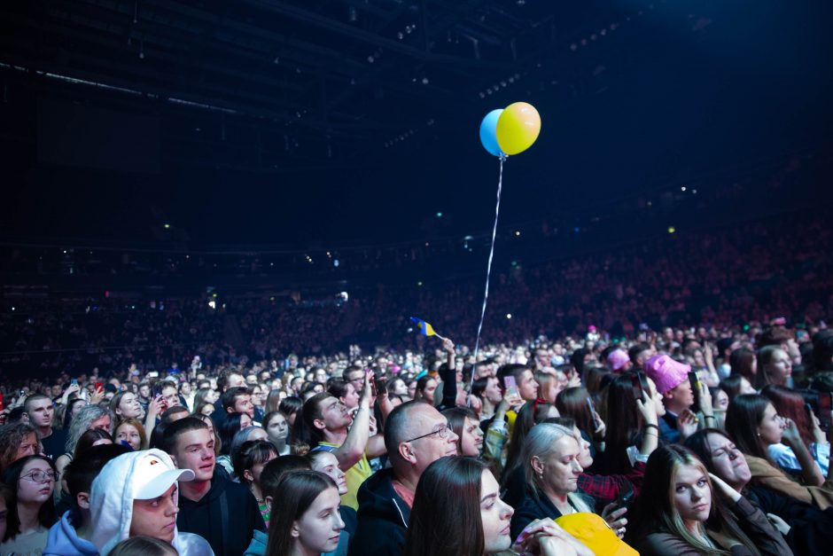 Drauge su „Kalush Orchestra“ Kaunas uždainavo „Stefania“