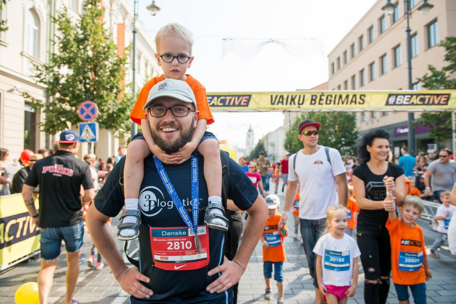 Bėgantys vaikai atidarė Europos sporto savaitę