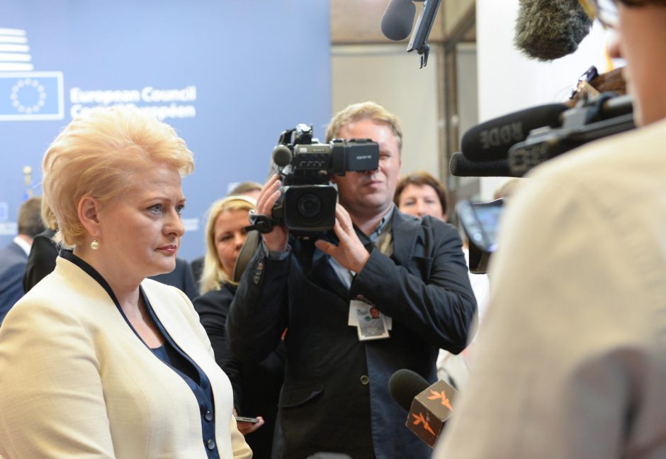 D. Grybauskaitė – už ginklų embargą Rusijai