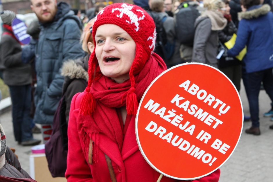 Vilniuje – mitingas prieš abortų draudimą