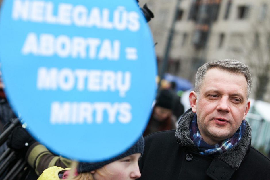 Vilniuje – mitingas prieš abortų draudimą