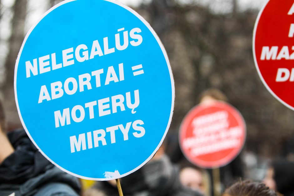 Vilniuje – mitingas prieš abortų draudimą