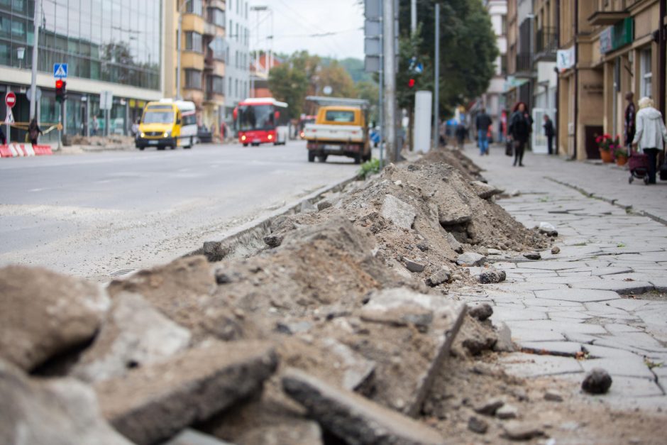 Vytauto prospekto remontas patinka ne visiems