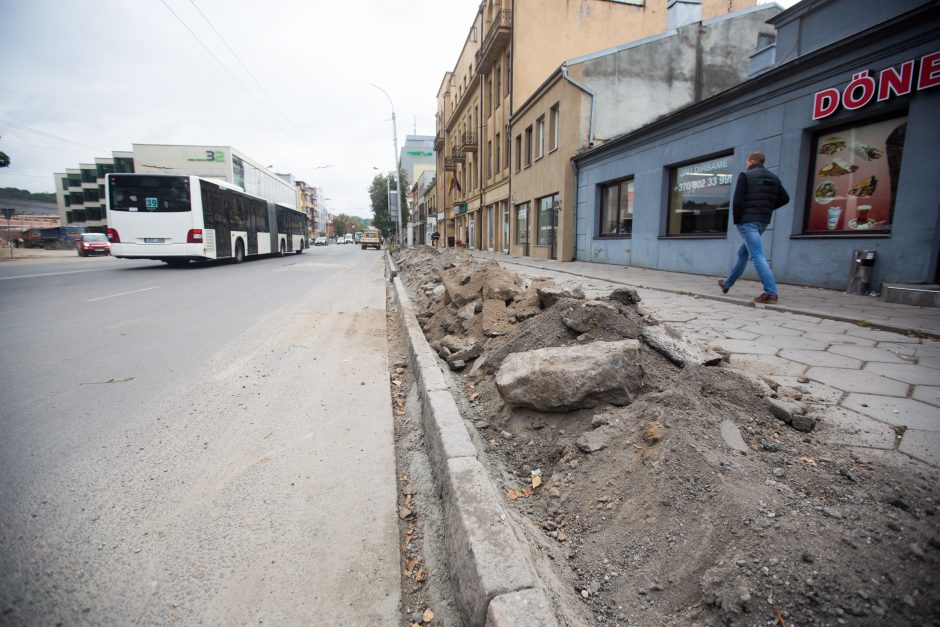 Vytauto prospekto remontas patinka ne visiems