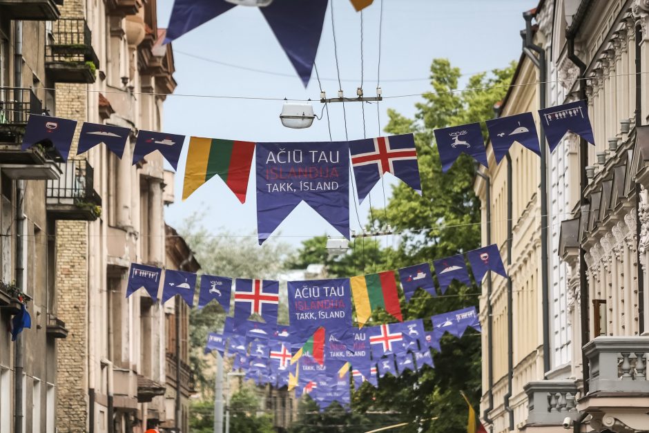 Islandijos gatvėje – dar daugiau erdvės pėstiesiems ir dviračiams