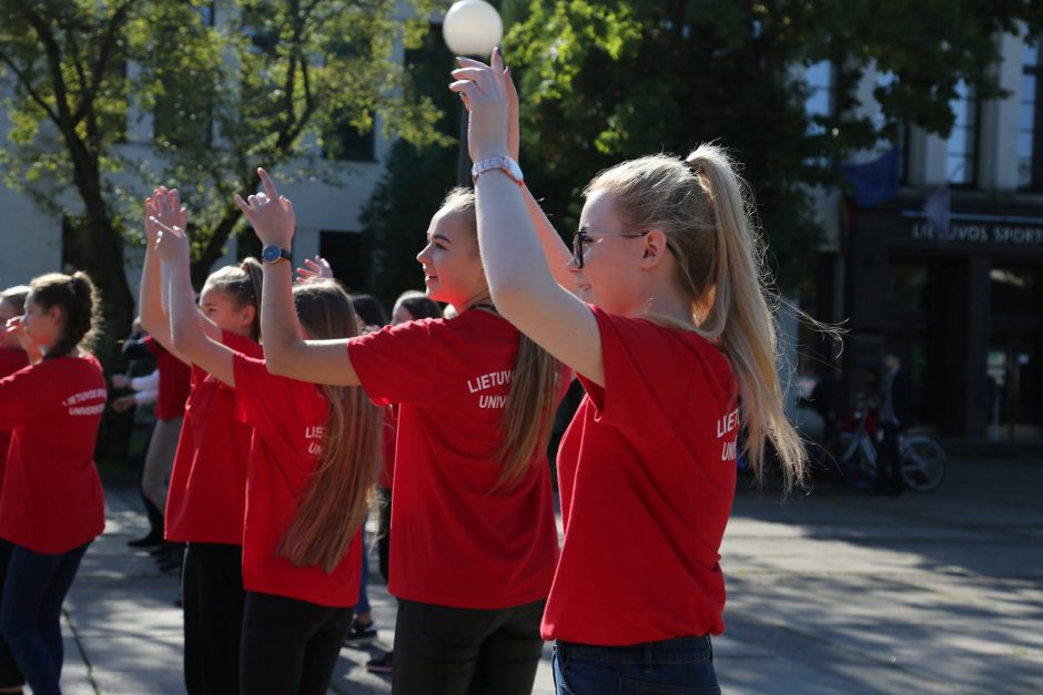 LSU masiniame šokyje – daugiau kaip 700 dalyvių