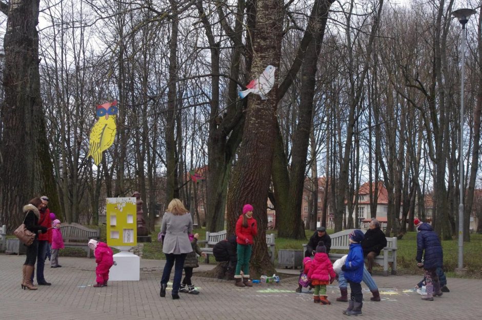 Klaipėdos skulptūrų parke – „Vynerio arbatėlė“