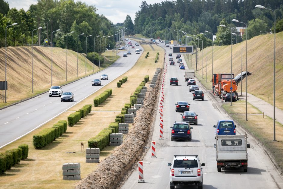 Atsinaujina viena ilgiausių ir judriausių sostinės gatvių