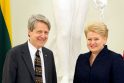 Robertas Shilleris ir Dalia Grybauskaitė