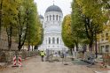 Vieta: istoriniai akmenys rasti netoli Soboro, tad čia ir bus eksponuojami.