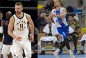 Domantas Sabonis (kairėje) ir Tautvydas Sabonis (dešinėje)