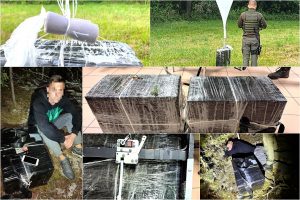 Druskininkų pasieniečiai perėmė su kontrabanda Baltarusijoje paleistus droną ir balioną