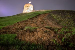 Įvardijo, iki kada muziejus tikisi sutvarkyti Gedimino kalno nuošliaužą