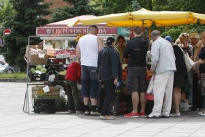 Lauko prekybai vaisiais ir daržovėmis uostamiestyje – 111 leidimų