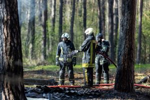 Nukabinti žmogaus važiavusiems ugniagesiams – akibrokštas