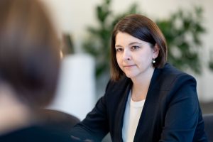 G. Skaistė: sieksime, kad 4,5 mlrd. eurų iš ES paramos Ukrainą pasiektų kovą