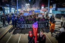 Slovakijoje vyko menininkų protestai prieš vyriausybę