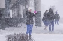 Šalčiui apėmus didelę JAV dalį, sniegas nustebino Naująjį Orleaną